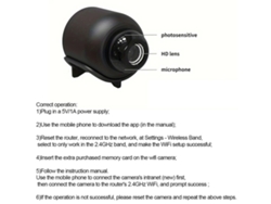 Cámara Inalámbrica Wifi X5 Mini Hd1080p Compacta Para Hogar, Exterior Y Campamento
