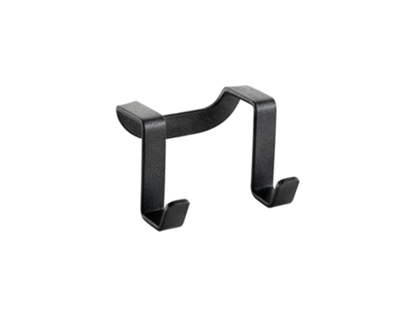 Metaltex Metaltex Origin Lava Percha Doble de Baño. Acabado Touch Therm. Color Negro
