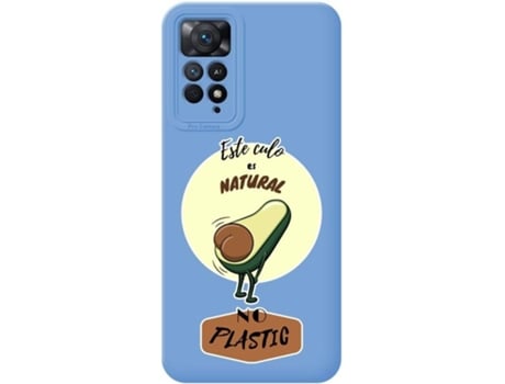 Carcasa Xiaomi Redmi Note 11 Pro TUMUNDOSMARTPHONE Silicona Líquida Dibujos Natural Azul