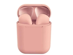 Auriculares Bluetooth True Wireless QIANAO Touch I12 (In Ear - Micrófono - Rosa)