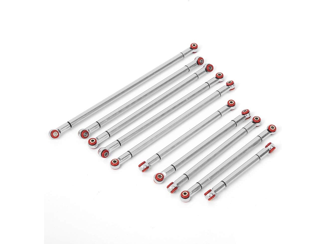 Biela Rc Duradera De Aleación De Aluminio, Para Rgt 136100 1/10 Rc, Piezas De Mejora