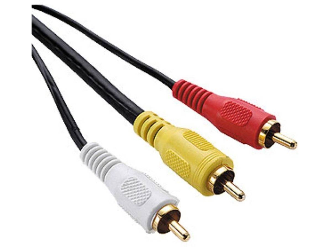 Cable MULTI4YOU (3xRCA - 3 m - Negro)