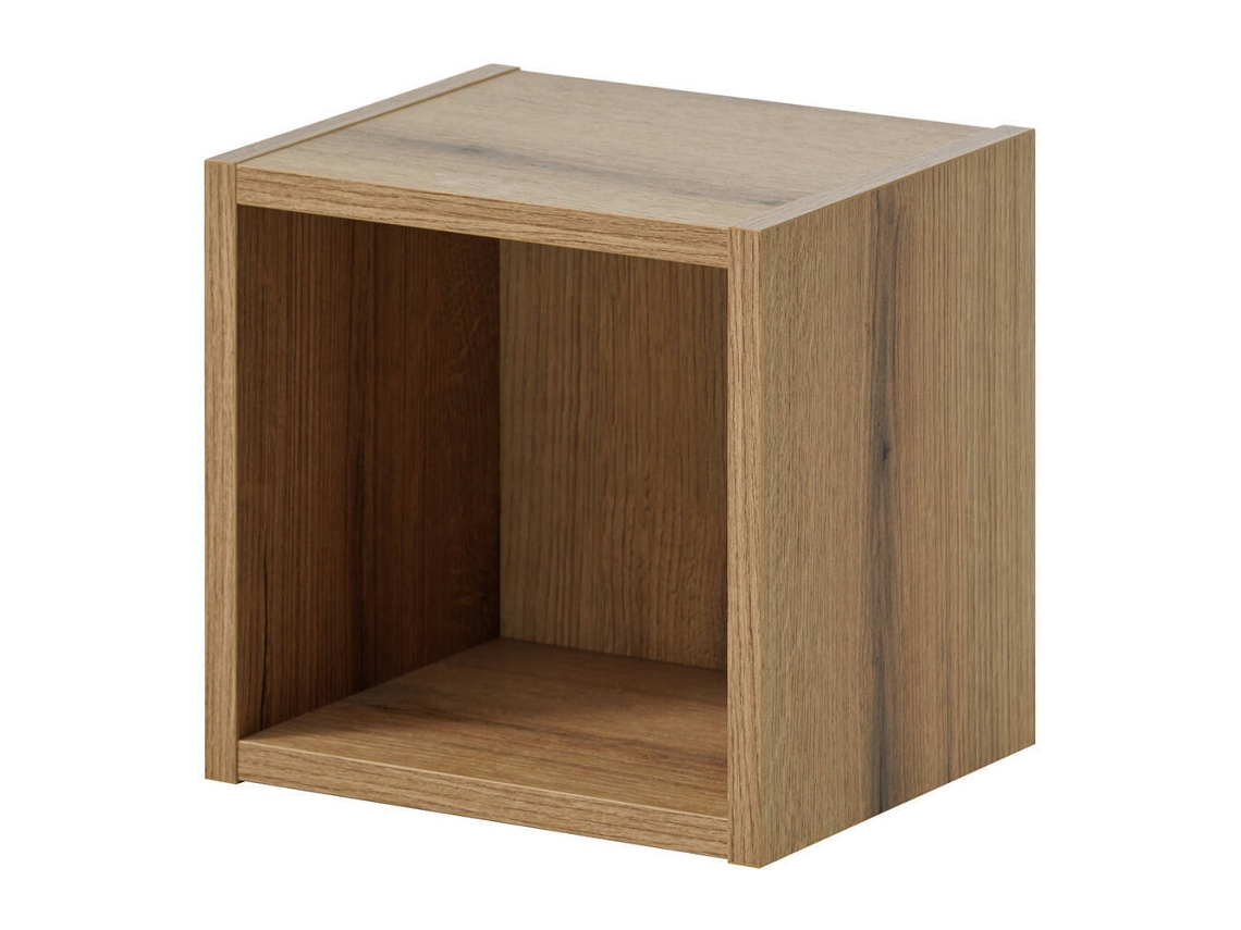 Estante cubo para baño Newport aglomerado 27x25x21 cm - Roble