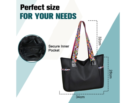 ELKUAIE Nuevo bolso de tela de nailon, versión coreana todo en uno de gran capacidad del bolso de mujer