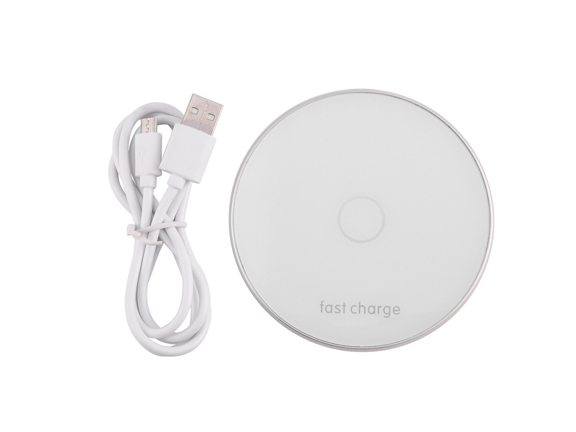 Cargador Inalámbrico Rápido (carga Inalámbrica, Carga Rápida) W102 Arc White Cargador Inalámbrico Rápido Para Teléfonos Móviles