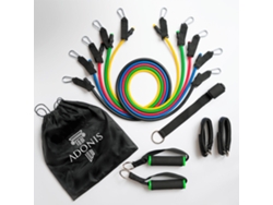 Conjunto de Elásticos de Entrenamiento ADONIS con Asas, Empuñaduras y Gancho para Puerta