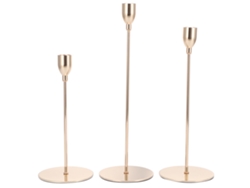 Elegante Portavelas De Hierro Para Decoración Del Hogar, Bodas Y Mesas De Salón.