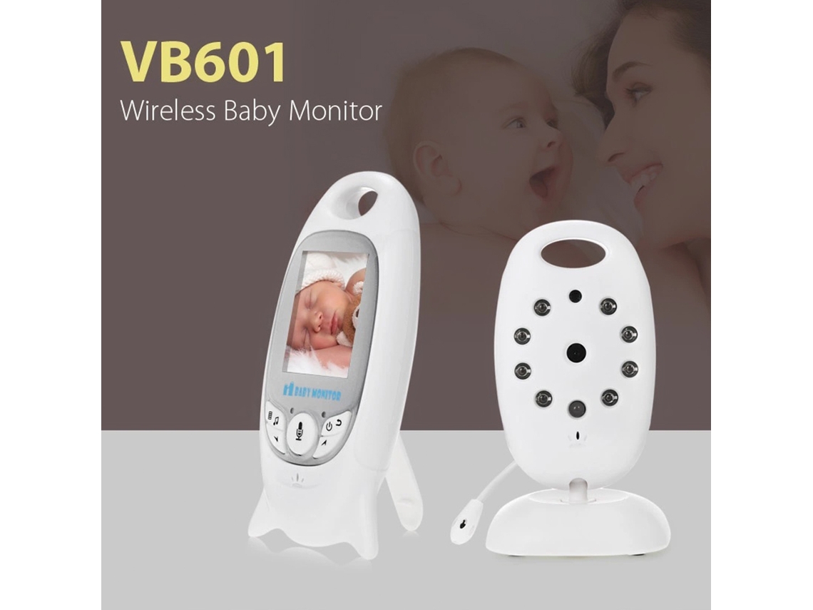 Monitor Bebé Con Pantalla 2", Cámara Y Audio, Visión Nocturna Infrarroja, Audio Bidireccional Y 8 Canciones De Cuna