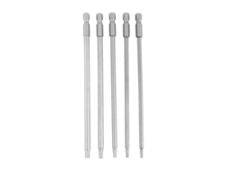 Kit de puntas de destornillador de estrella de seguridad magnética T10-T30 1/4'' 150 mm 5 piezas