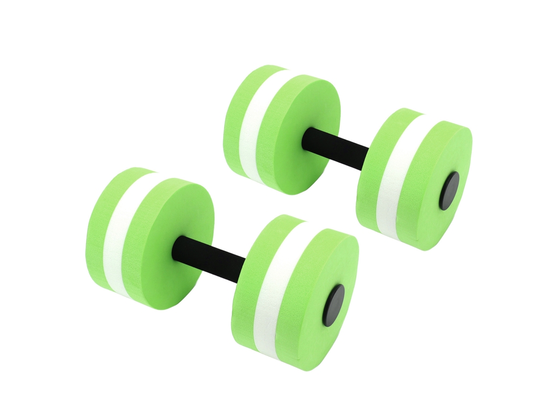 Mancuernas Flotantes De Eva Para Yoga, Ejercicio, Fitness, Hombres, Mujeres, Niños, Color Verde.
