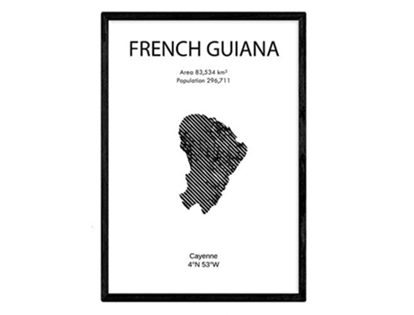 Poster NACNIC de Guayana Francesa (A3)