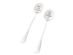 Cuchara de café de acero inoxidable - Personalizada para regalo RNEMITERY