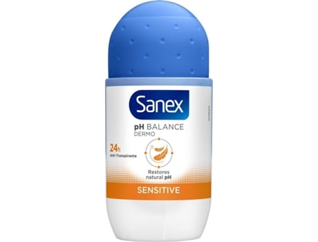 Desodorante Dermo Sensitive Roll On 2 Unidades SANEX