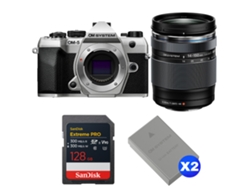 Om System Om-5 Mark Ii Plateado + 14-150mm F/4-5.6 Ii + 1 Sandisk 128gb Extreme Pro Uhs-ii Sdxc + 2 Om System Bls-50 + Ebook Pricedirect