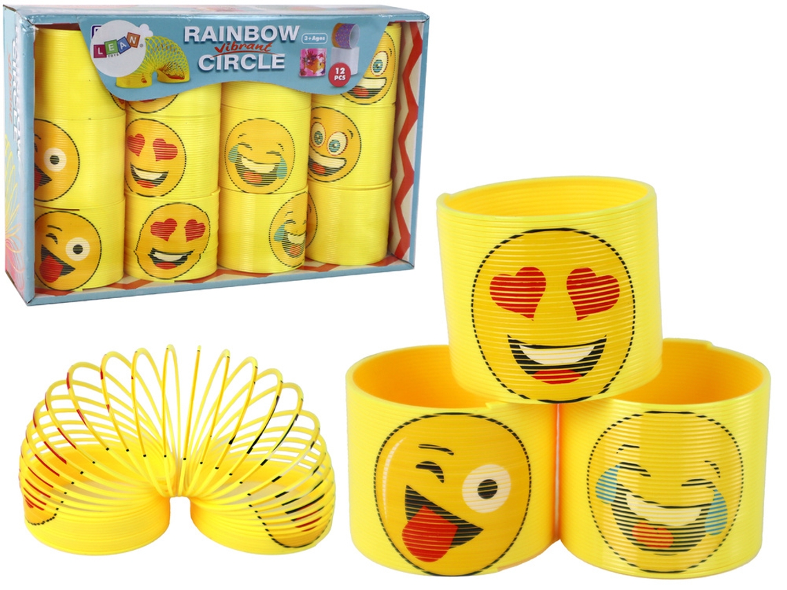 Emoji amarillo primaveral icónico para relajarse en primavera (6 cm) B.active