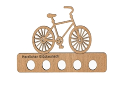 Caja De Dinero Para Ciclistas, Regalo De Cumpleaños, Monedero Con 5 Agujeros, Regalos Únicos De Artesanía En Madera, Regalo Para Ciclistas.