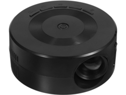 Miniproyector Portátil, Material Abs, Cristal Negro, Altavoz Incorporado