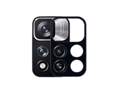 Protector Cámara Metalizado Negro Para Xiaomi Poco M4 Pro 5g