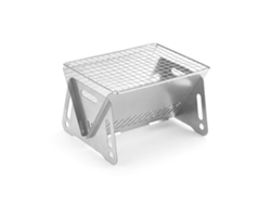 Horno Barbacoa Plegable De Acero Inoxidable Con Parrilla Para Camping Al Aire Libre 210x160x125mm
