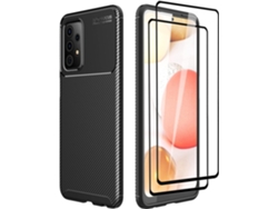 Conjunto de Protectores de Pantalla Proteção Fibra para Oneplus 9R HONGWE. Negro (2un)