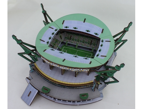 Puzzle 3D TRADEPORTUGAL de madera - Estadio José Alvalade - SCP (Edad Mínima Recomendada: 10 años - 73 Piezas)