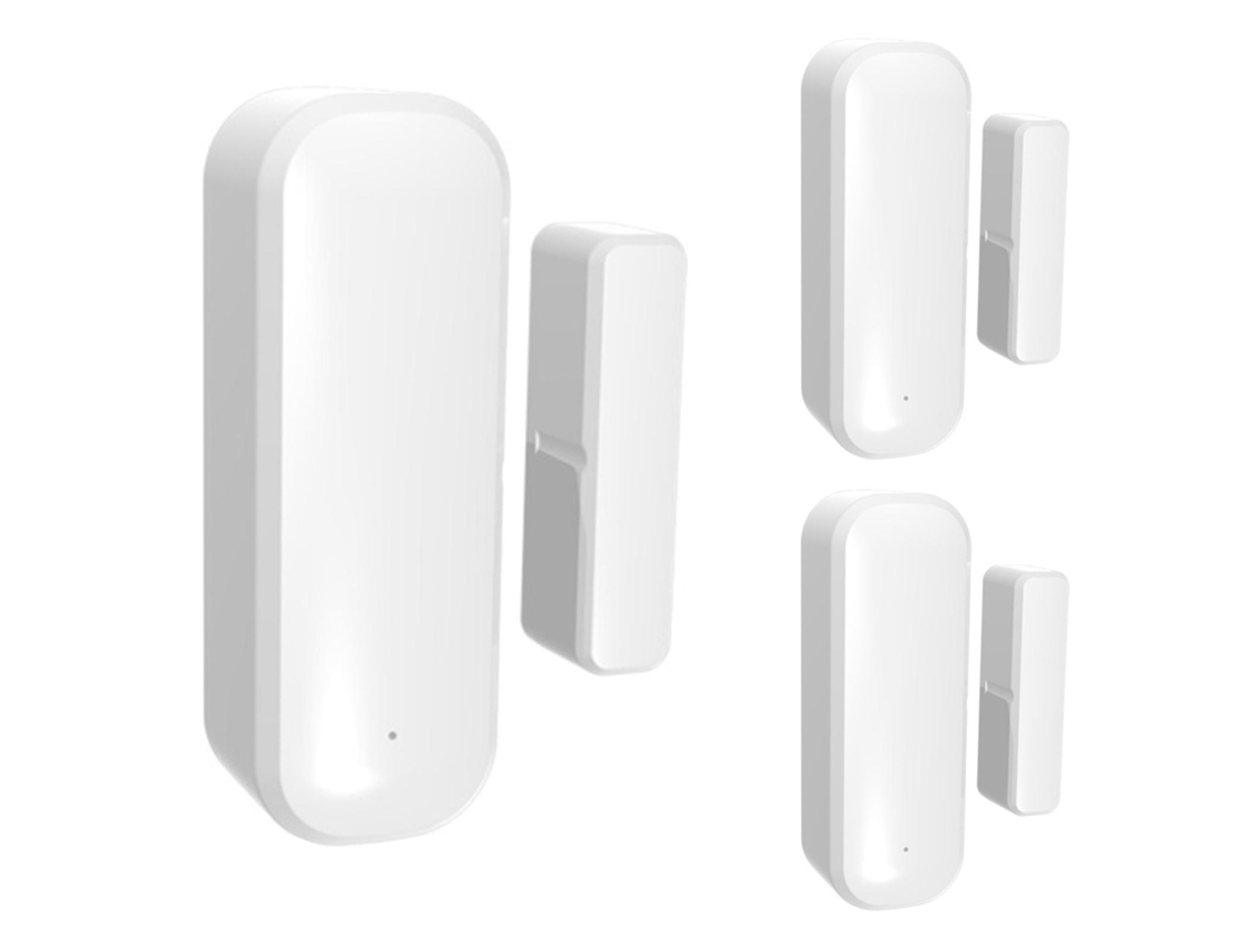 Sensor de puerta y ventana Tuya Wifi con alarma inteligente compatible con Alexa y Google Home