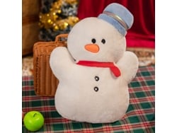 (muñeco De Nieve Navideño Rosa 45 Cm) Peluche, Cojín Para Sofá