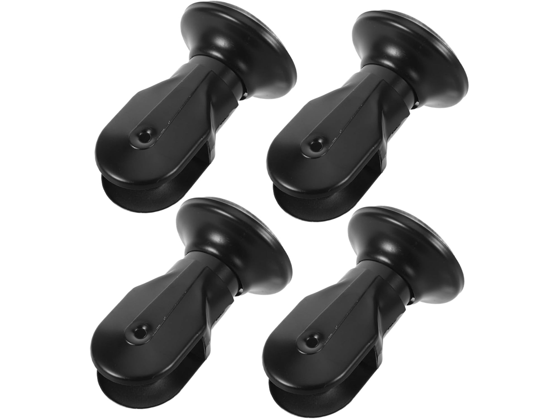 Juego de 4 herrajes de acero inoxidable para mamparas de baño, soportes para mamparas Gokoco