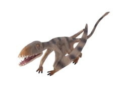 Dinosaurio De Juguete Con Dos Dientes, Modelo De Animal De Pvc, Regalo Decorativo Para Niños.