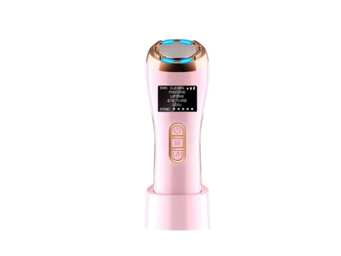 Masajeador facial, dispositivo reafirmante, lifting facial, antiedad, antiarrugas, rodillo de belleza, color rosa, Yunzii