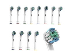 Cabezales de cepillo de dientes compatibles Oral-B 2026, 12 unidades, blancos