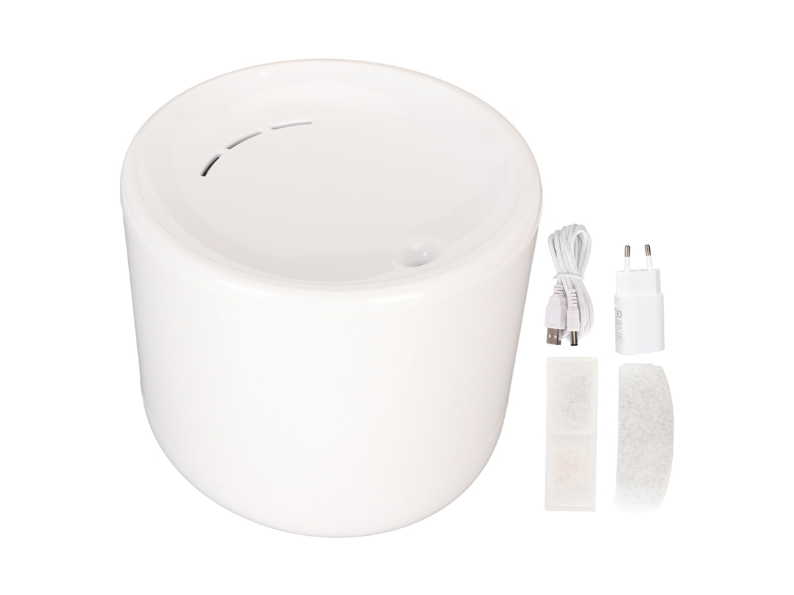Fuente De Agua Inteligente Para Mascotas De 2 Litros, Silenciosa, Con Control Por Aplicación, Filtro Para Gatos Y Perros, 100-240 V, Enchufe Europeo.