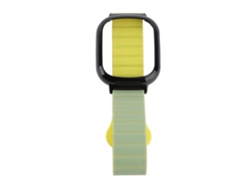 Pulsera Magnética Para Reloj 4, Correa De Silicona Con Cierre Magnético, Azul Y Amarillo.
