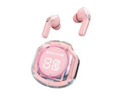 Auriculares Inalámbricos Bluetooth Con Cancelación De Ruido Y Batería De Gran Capacidad, Estuche Transparente.