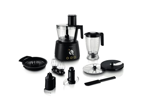 Procesador de Alimentos PHILIPS Hr7776/90 3,4L + Batidora de Vaso 1,5L
