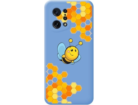 Carcasa para Oppo Find X5 5G TUMUNDOSMARTPHONE Silicona Líquida Dibujos Azul