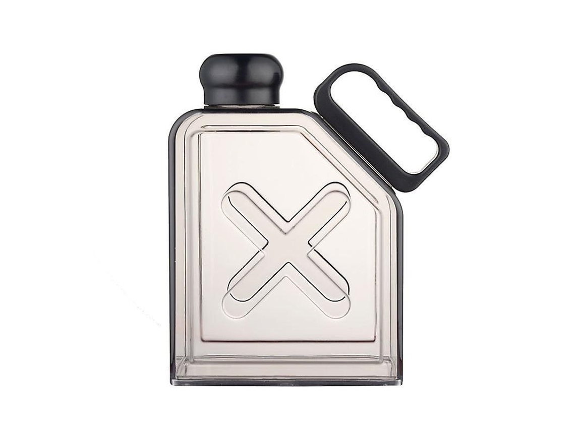 Taza Deportiva Cuadrada Fitness Con Mango Material Alimentario 1000ml Anti-deslizante Pc+silicona
