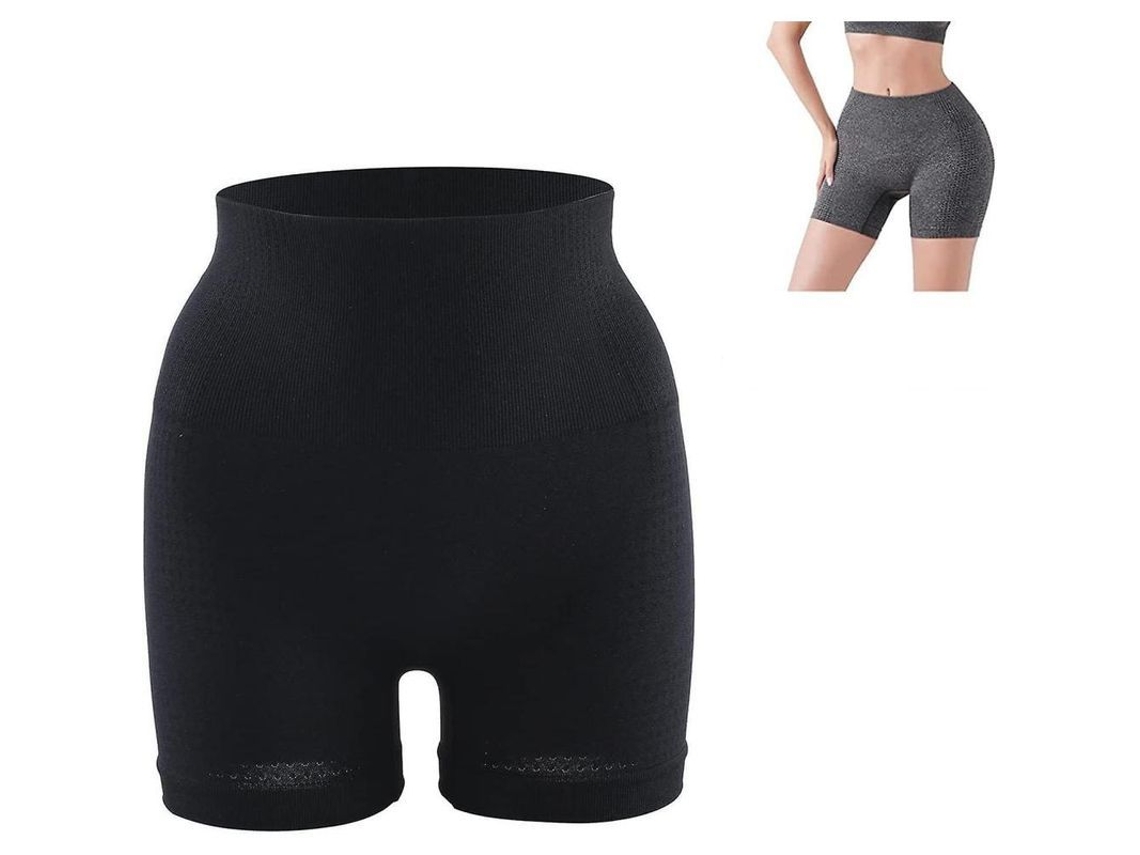 Pantalones Cortos Moldeadores Ion 2023, Control Abdominal, Levantamiento Glúteo, Comfortable Y Transpirable Para Mujer M Para 40-65 Kg Negro