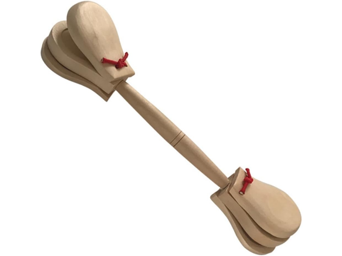 Instrumentos De Percusión De Madera De Doble Cabeza Para Niños Y Niñas Instrumentos Musicales Edu...