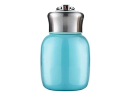 2026da-botella De Agua Portátil Linjou Depósito De Vacío Aislado Antiderrame 200ml Color Turquesa