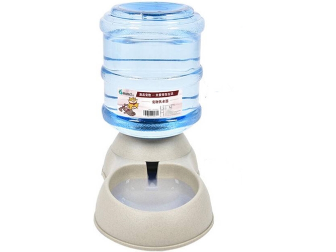 Bebedero Automático para Perros y Gatos WJS (Blanco - 17.5x30.5cm - Plástico)