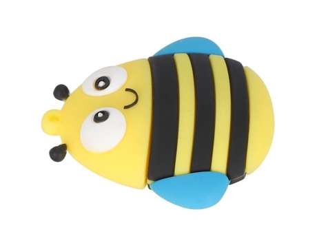 Unidades de Memoria Flash USB 2.0 HURRISE Stick de Almacenamiento en Forma de Abeja Opcional Pendrive para Almacenamiento en Computadora Almacenami...