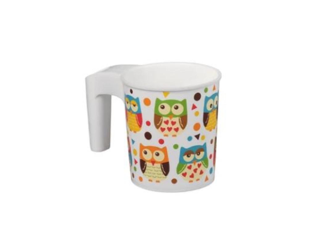 Taza mug plastico 250 ml decorada