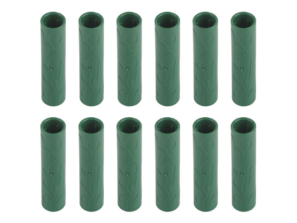 12 conectores de estacas de jardín para plantas trepadoras de 11 mm