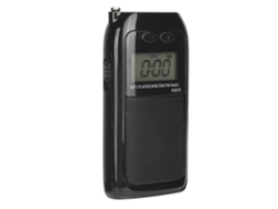 Rádio Digital K-605 Mini Reprodutor Mp3 Com Sintonização Fm/sw/mw, Tela Lcd E Fones De Ouvido Portátil