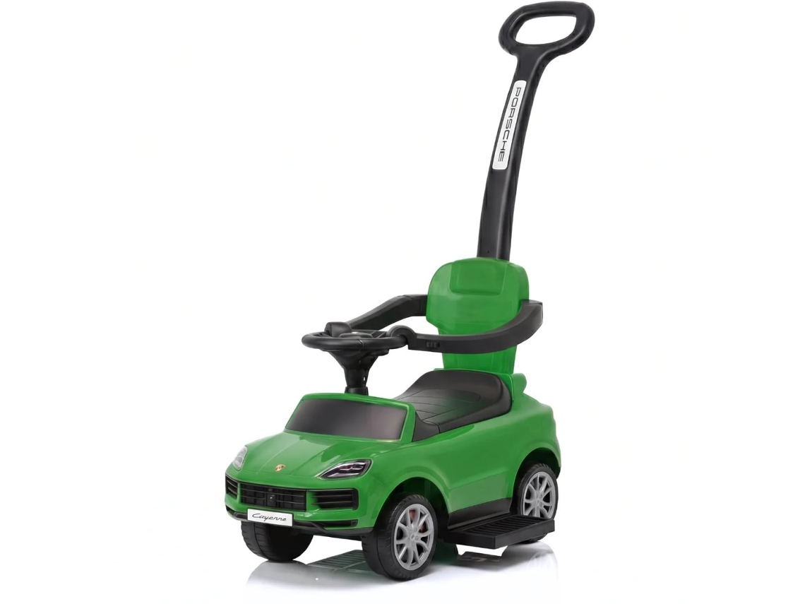 Coche De Empuje 3-en-1 Para Niños - Porsche Cayenne - 1 A 3 Años - Verde