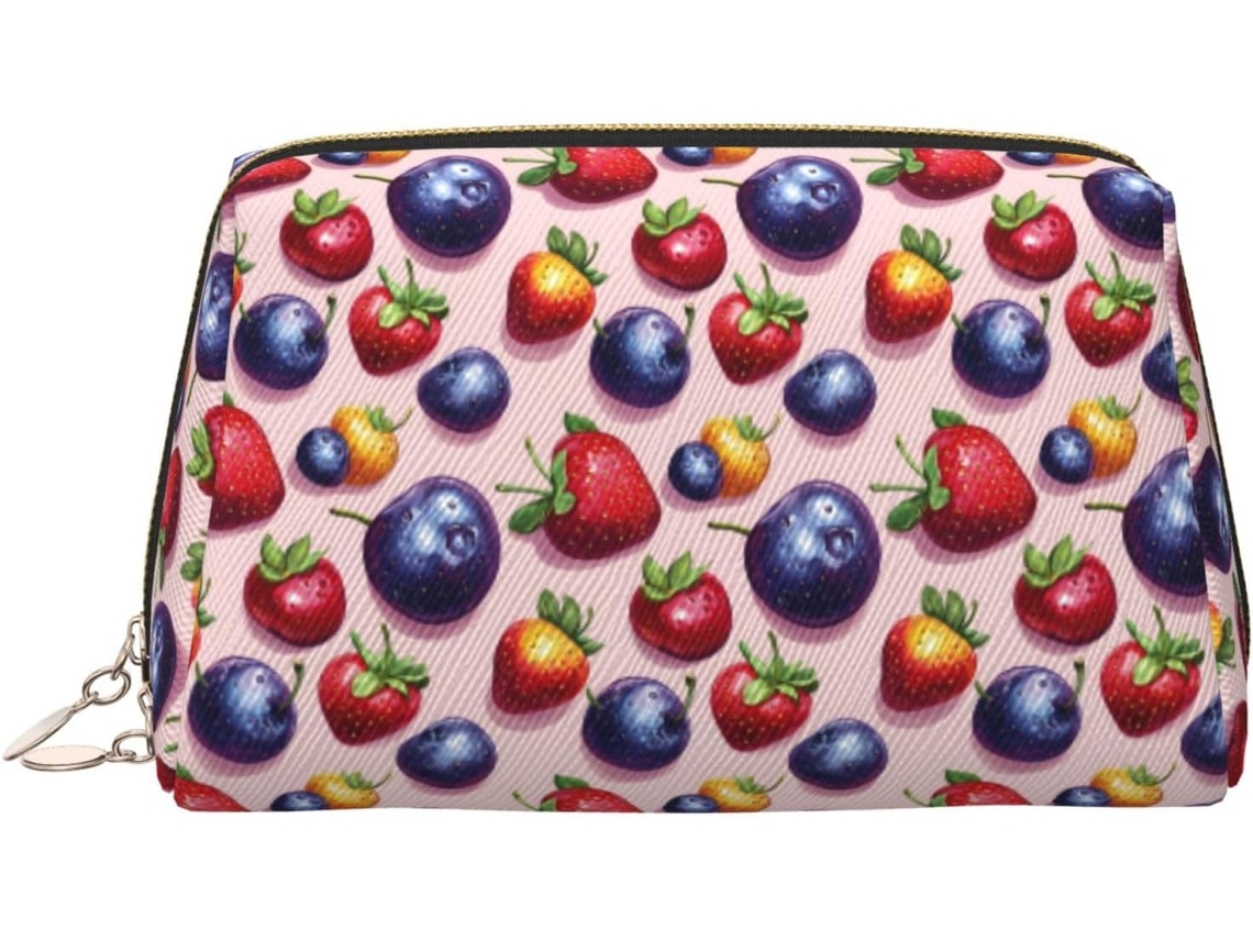 Neceser De Viaje Cuero Organizador Para Mujer Diseño Estampado Vacaciones