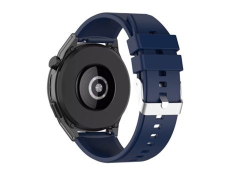 Correa Huawei Watch GT Runner Hebilla plateada Silicona reforzada azul oscuro AVIZAR