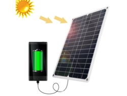 Panel Solar Portátil 15w Dc 18v/5v Doble Usb Para Cargador De Batería De Coche Y Barco Viajero