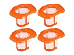 2026-4 Filtros De Repuesto Hhvkf10 Compatibles Con Aspiradoras Black + Decker De Mano Lavables Y Reutilizables